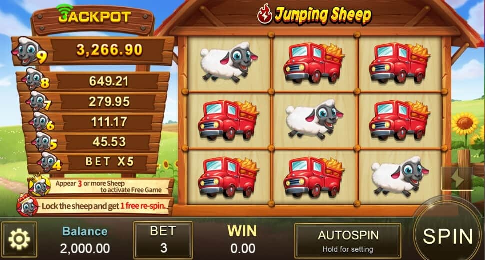 Jumping Sheep JILI slotxo247 ทางเข้า