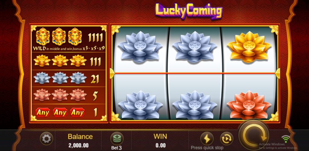 Lucky Coming JILI slotxo247 เว็บตรง