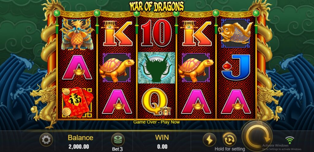 War Of Dragons JILI slotxo247 ฟรีเครดิต