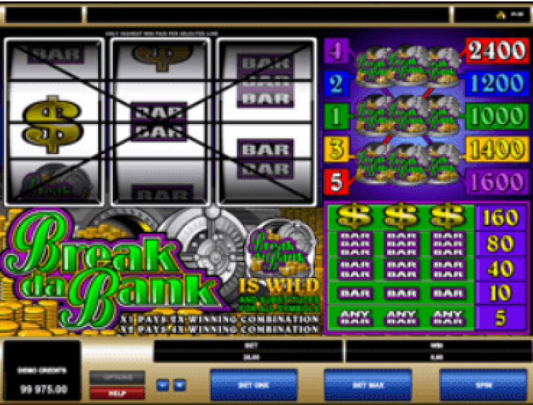 Break da Bank Microgaming slotxo247 ฝาก ถอน
