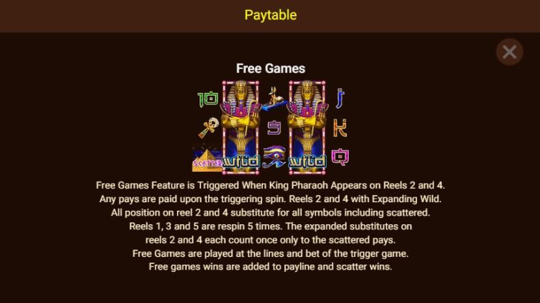 KING PHARAOH SPADEGAMING slotxo247 ฝาก ถอน