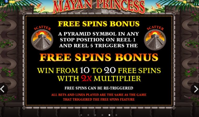 Mayan Princess Microgaming slotxo247 ฝาก ถอน