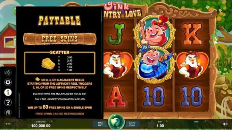 Oink Country Love Microgaming slotxo247 เว็บตรง
