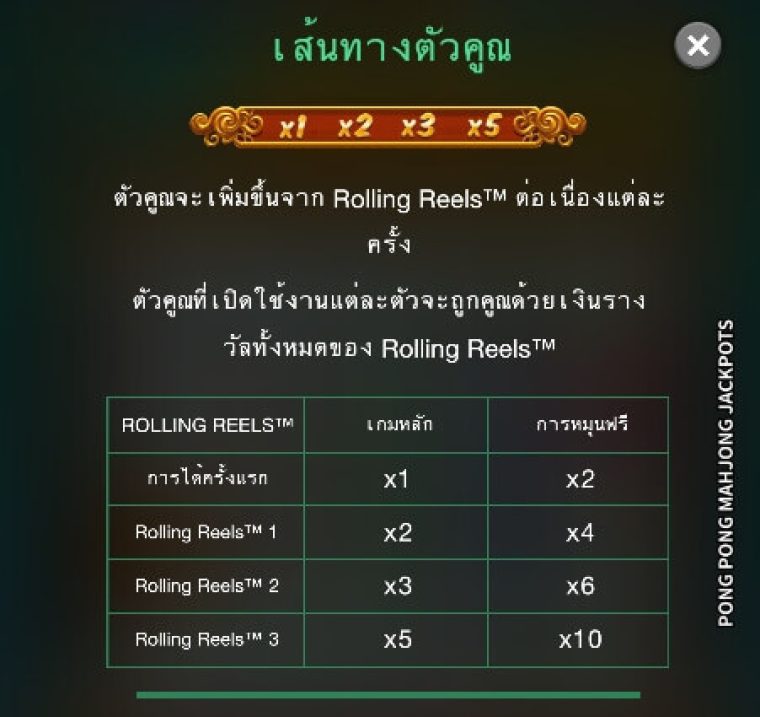 Pong Pong Mahjong Jackpots Microgaming slotxo247 เว็บตรง