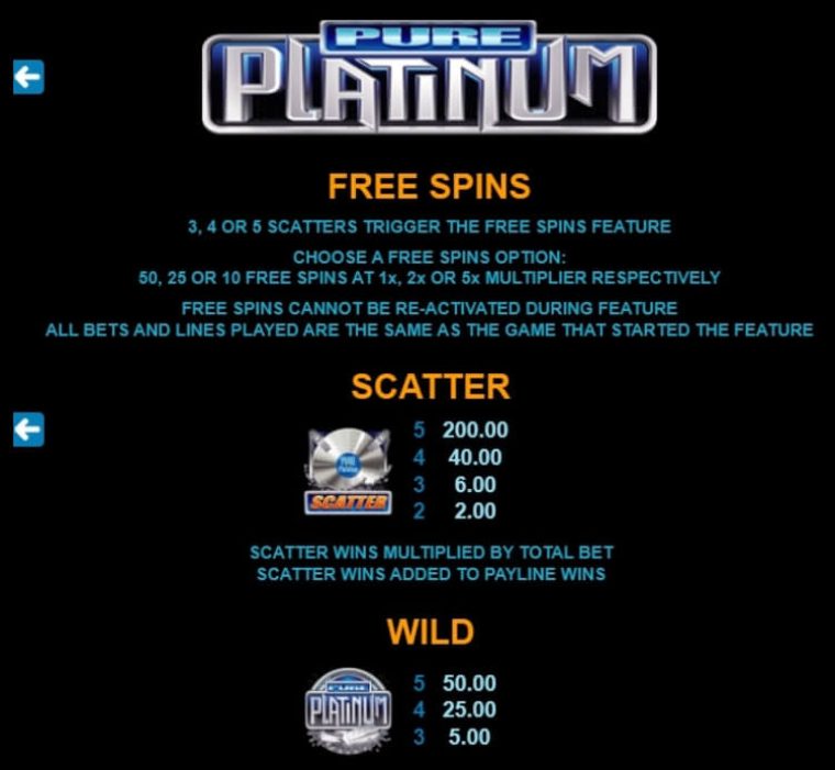 Pure Platinum Microgaming slotxo247 เว็บตรง