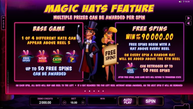 Rabbit in the Hat Microgaming slotxo247 เว็บตรง