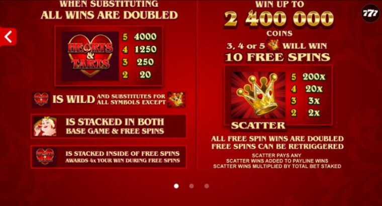 Rhyming Reels Hearts & Tarts Microgaming slotxo247 ฝาก ถอน