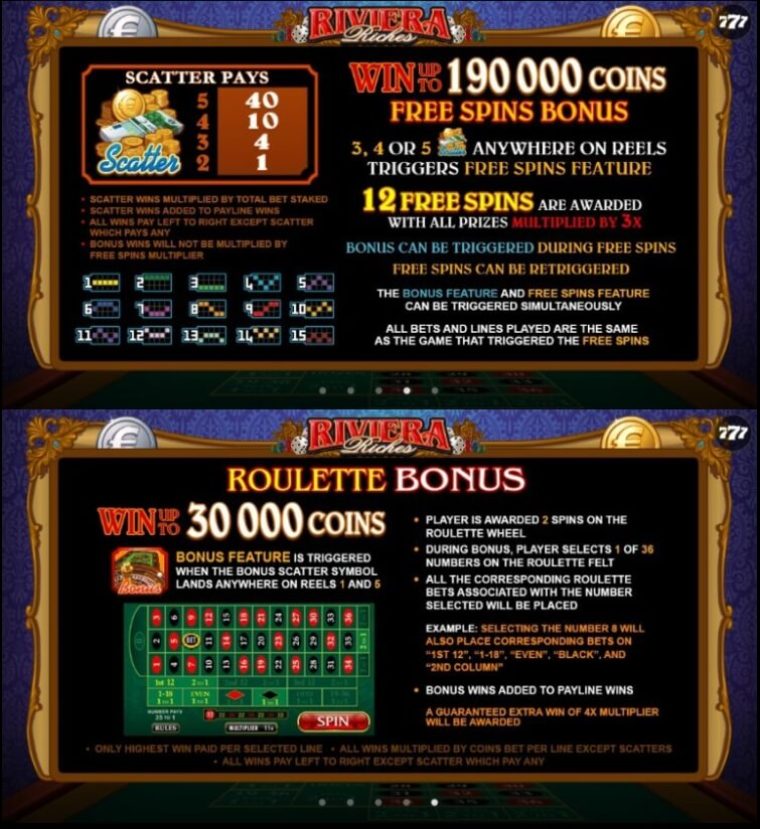 Riviera Riches Microgaming slotxo247 สมัครสมาชิก