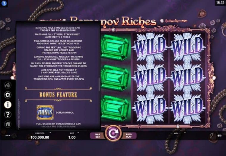 Romanov Riches Microgaming slotxo247 ฝาก ถอน
