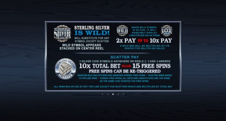Sterling Silver 3D Microgaming slotxo247 เว็บตรง