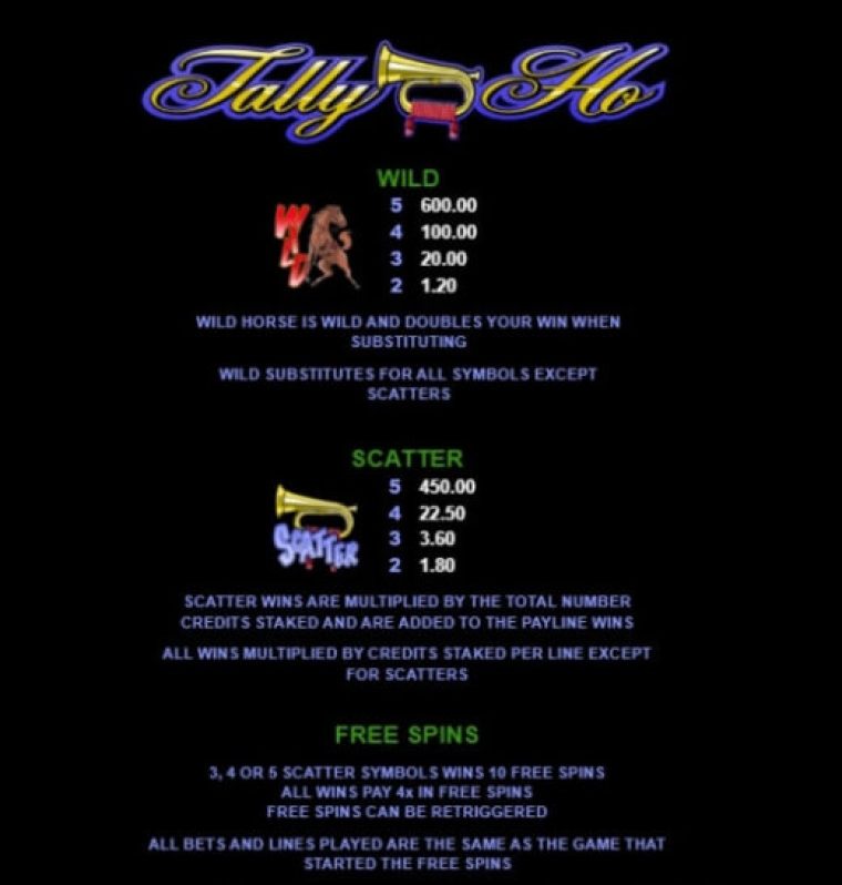 Tally Ho Microgaming slotxo247 เว็บตรง