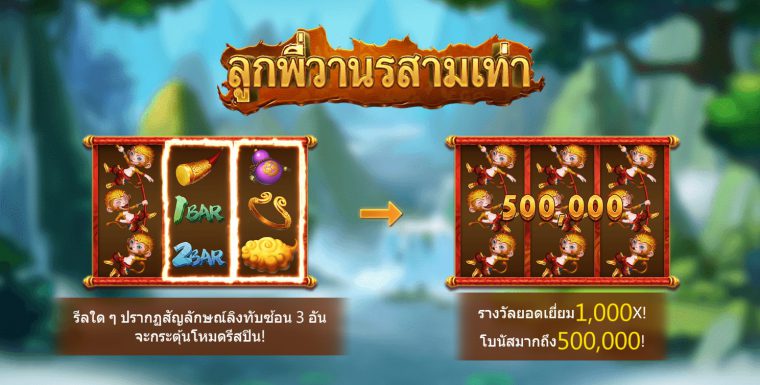 Triple-monkey Askmebet slotxo247 ทดลองเล่น