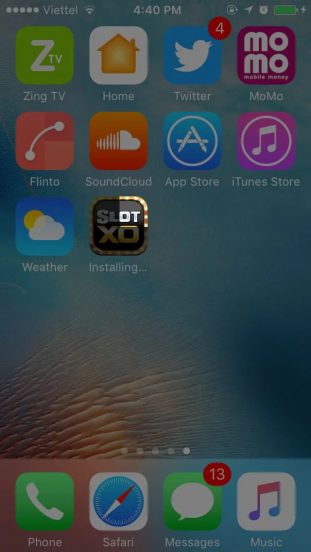 ขั้นตอนที่ 2 วิธีติดตั้ง SLOTXO บน iOS