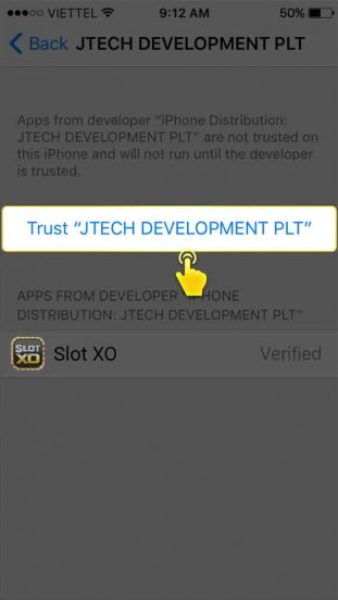 ขั้นตอนที่ 7 วิธีติดตั้ง SLOTXO บน iOS