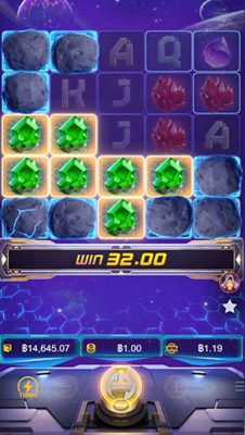 รีวิวเกมสล็อต Galactic Gems