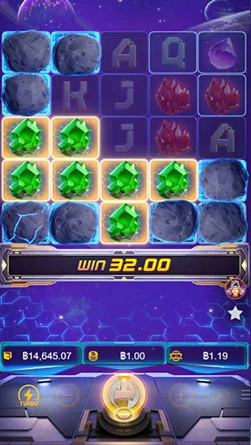 รีวิวเกมสล็อต Galactic Gems