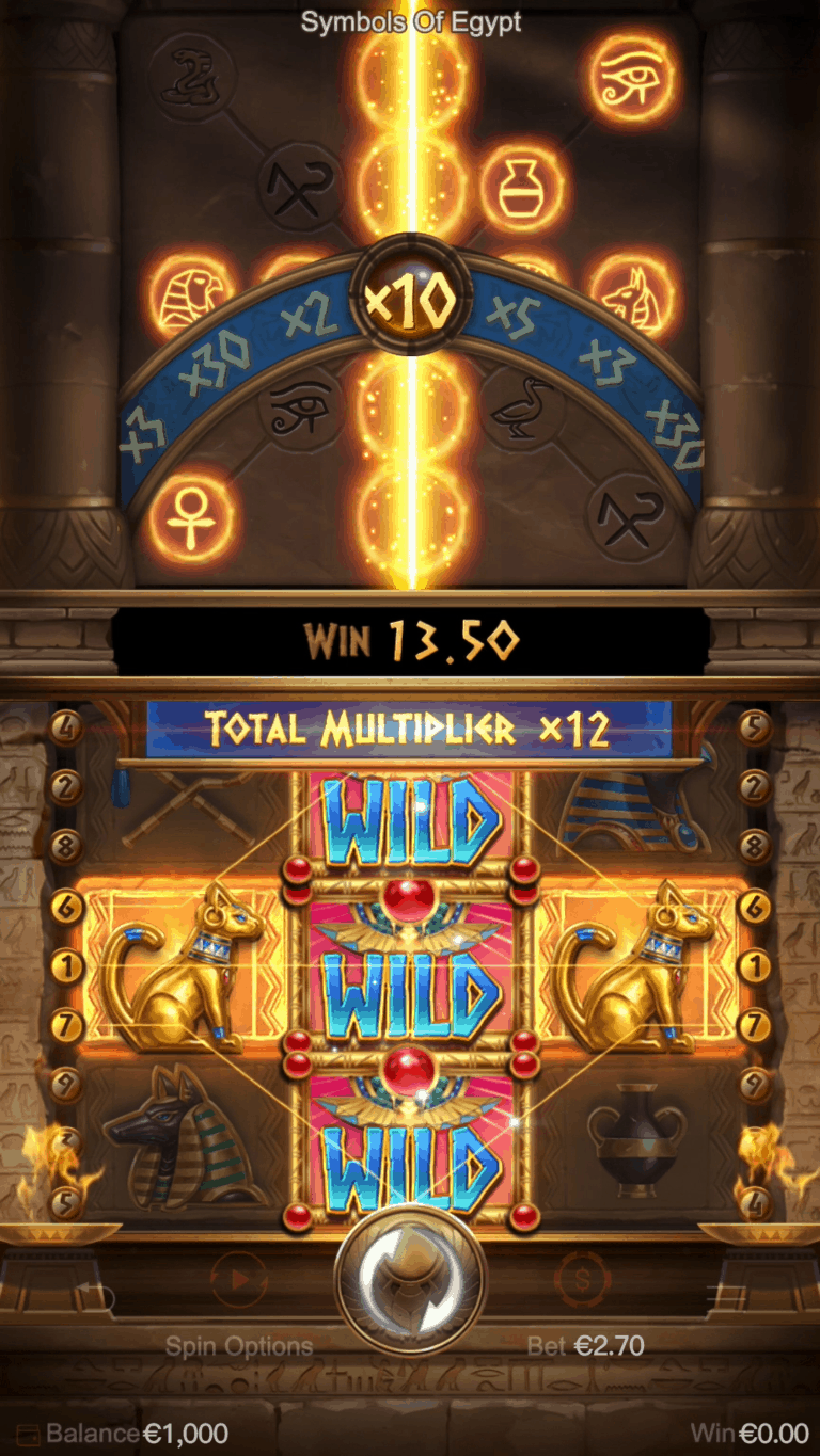 รีวิวเกมสล็อต Symbols of Egypt